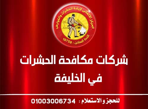 شركات مكافحة الحشرات في الخليفة